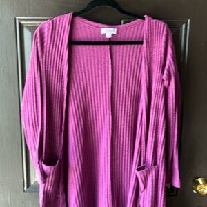Lularoe sarah sweater size small purple